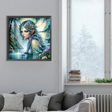 Load image into Gallery viewer, Diamond Painting - Full Round - angel woman (30*30CM)
