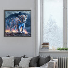 Load image into Gallery viewer, Diamond Painting - Full Round - Lightning Leopard (30*30CM)
