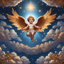 Load image into Gallery viewer, Diamond Painting - Full Round - angel baby (30*30CM)
