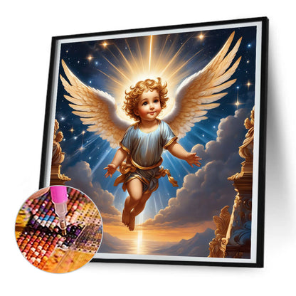Diamond Painting - Full Round - angel baby (30*30CM)