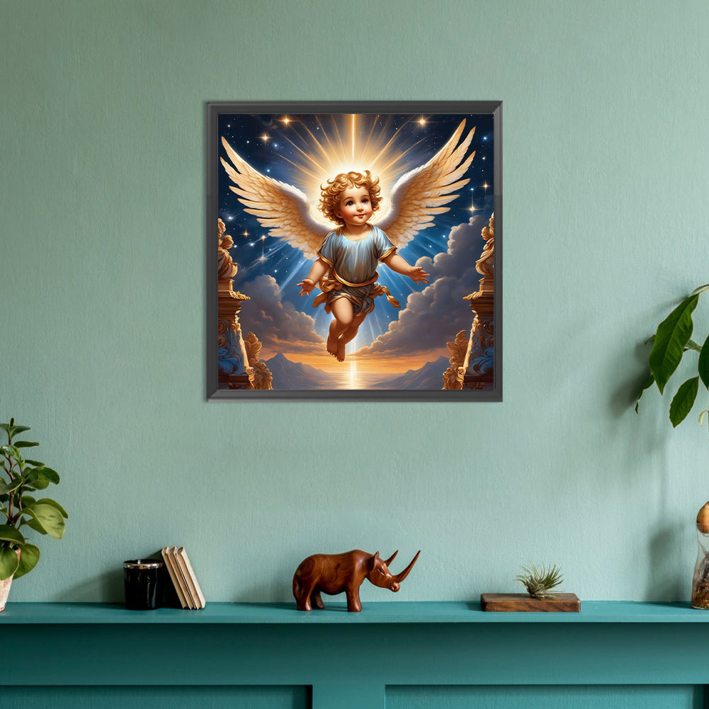 Diamond Painting - Full Round - angel baby (30*30CM)