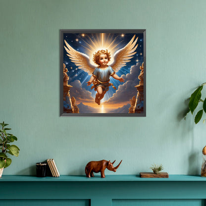 Diamond Painting - Full Round - angel baby (30*30CM)