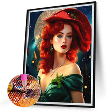 Load image into Gallery viewer, Diamond Painting - Full Round - Elegant red-haired woman (30*40CM)
