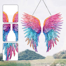 Load image into Gallery viewer, Acrylic Colorful Feathers Frog Single-Sided DIY Diamond Painting Hanging Pendant

