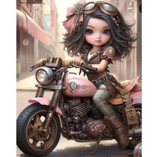 Load image into Gallery viewer, Diamond Painting - Full Round - sweet cool girl (40*50CM)
