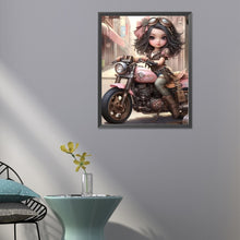 Load image into Gallery viewer, Diamond Painting - Full Round - sweet cool girl (40*50CM)
