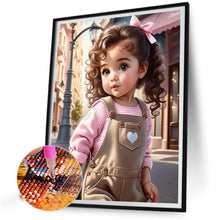 Load image into Gallery viewer, Diamond Painting - Full Round - sweet cool girl (40*50CM)
