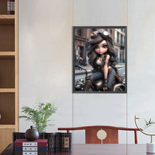 Load image into Gallery viewer, Diamond Painting - Full Round - sweet cool girl (40*50CM)
