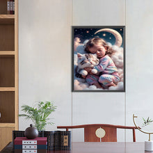 Load image into Gallery viewer, Diamond Painting - Full Round - sweet cool girl (40*50CM)
