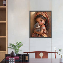 Load image into Gallery viewer, Diamond Painting - Full Round - sweet cool girl (40*50CM)
