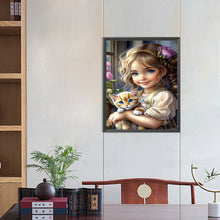 Load image into Gallery viewer, Diamond Painting - Full Round - sweet cool girl (40*50CM)
