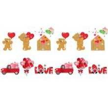 Load image into Gallery viewer, 6 Pcs Valentine Diamond Painting Sticker Gem Sticker for Boy Girls Gift (Bear)
