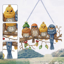 Load image into Gallery viewer, Acrylic Birds on Branch Single-Sided 5D DIY Diamond Painting Hanging Pendant
