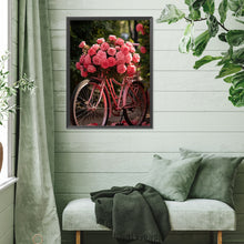 Load image into Gallery viewer, Diamond Painting - Full Square - rose bike (30*40CM)
