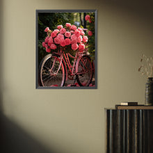 Load image into Gallery viewer, Diamond Painting - Full Square - rose bike (30*40CM)
