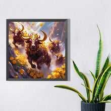 Load image into Gallery viewer, Diamond Painting - Full Square - Galloping Taurus (40*40CM)
