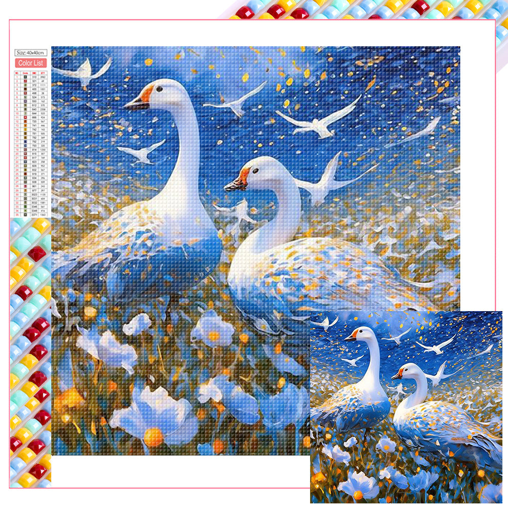 Diamond Painting - Full Square - swan (40*40CM)