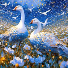 Load image into Gallery viewer, Diamond Painting - Full Square - swan (40*40CM)
