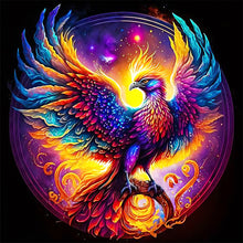 Load image into Gallery viewer, Diamond Painting - Full Round - Phoenix in the fire (30*30CM)
