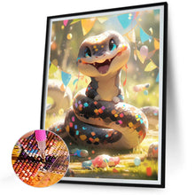 Load image into Gallery viewer, Diamond Painting - Full Round - Chinese zodiac sign snake (30*40CM)
