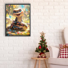 Load image into Gallery viewer, Diamond Painting - Full Round - Chinese zodiac sign snake (30*40CM)
