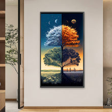 Load image into Gallery viewer, Diamond Painting - Full Round - four seasons tree (40*70CM)
