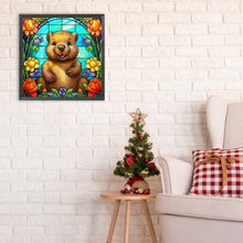 Load image into Gallery viewer, Diamond Painting - Full Round - glass painting beaver (30*30CM)
