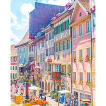 Load image into Gallery viewer, Diamond Painting - Full Square - colorful house (40*50CM)
