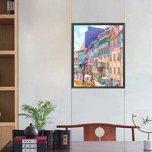 Load image into Gallery viewer, Diamond Painting - Full Square - colorful house (40*50CM)

