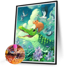 Load image into Gallery viewer, Diamond Painting - Full Square - Capibala watercolor painting (40*50CM)
