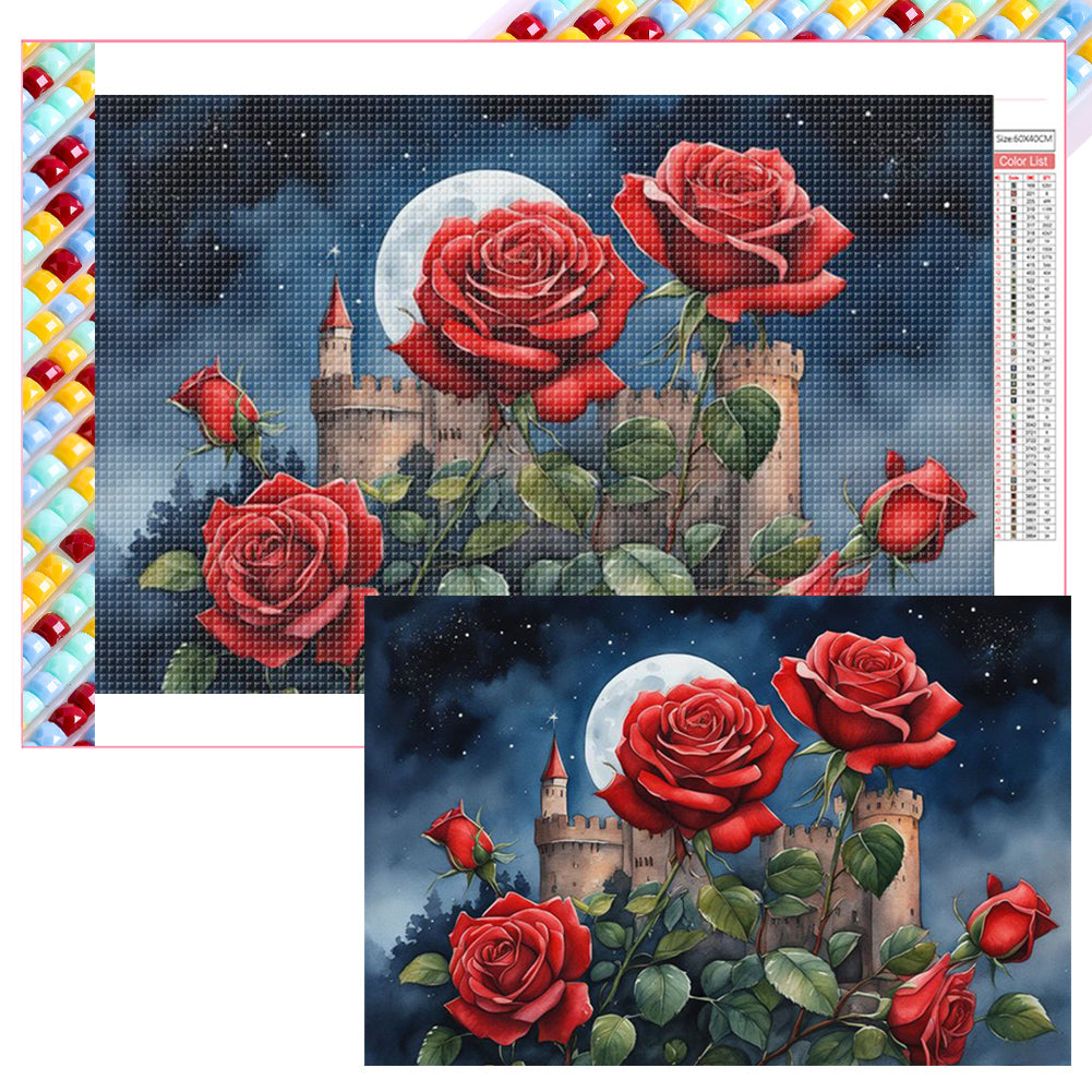 Diamond Painting - Full Square - roses (60*40CM)