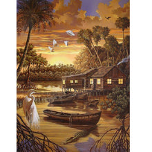 Load image into Gallery viewer, Diamond Painting - Full Square - woods house (30*40CM)
