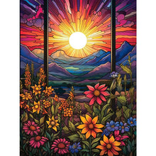 Load image into Gallery viewer, Diamond Painting - Full Square - flowers sunrise (30*40CM)
