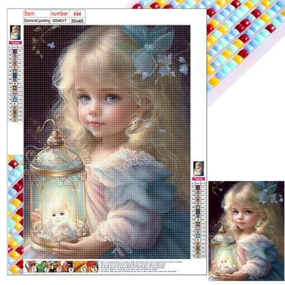 Diamond Painting - Full Square - sweet girl (30*40CM)