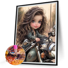 Load image into Gallery viewer, Diamond Painting - Full Round - sweet cool girl (40*50CM)
