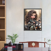 Load image into Gallery viewer, Diamond Painting - Full Round - sweet cool girl (40*50CM)
