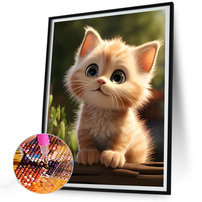 Diamond Painting - Full Round - kitten (30*40CM)