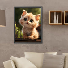 Load image into Gallery viewer, Diamond Painting - Full Round - kitten (30*40CM)
