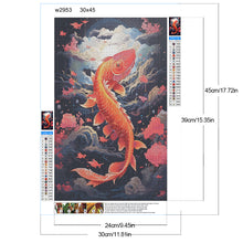 Load image into Gallery viewer, Diamond Painting - Full Round - Leap Koi (30*45CM)
