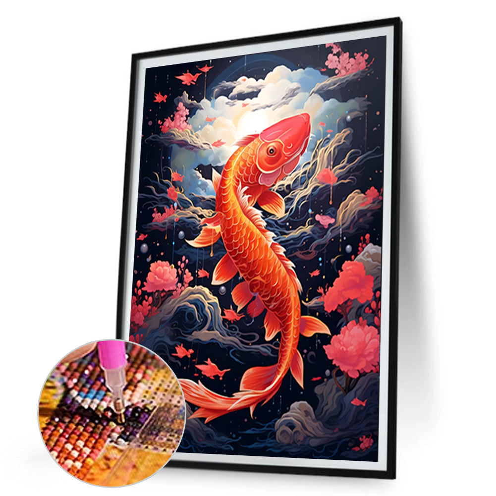 Diamond Painting - Full Round - Leap Koi (30*45CM)