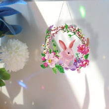 Load image into Gallery viewer, Cute Rabbit Diamond Painting Suncatcher DIY Diamond Painting Kits for Home Decor
