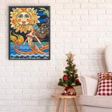 Load image into Gallery viewer, Diamond Painting - Full Round - sun and mermaid (30*40CM)
