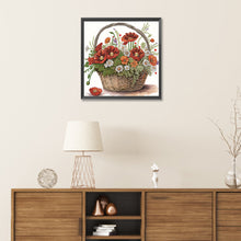 Load image into Gallery viewer, Diamond Painting - Partial Special Shaped - poppy flower (30*30CM)
