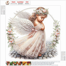 Load image into Gallery viewer, Diamond Painting - Partial Special Shaped - angel child (30*30CM)
