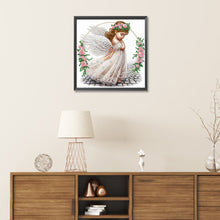 Load image into Gallery viewer, Diamond Painting - Partial Special Shaped - angel child (30*30CM)
