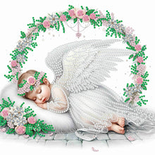 Load image into Gallery viewer, Diamond Painting - Partial Special Shaped - angel child (30*30CM)

