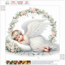 Load image into Gallery viewer, Diamond Painting - Partial Special Shaped - angel child (30*30CM)
