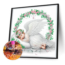 Load image into Gallery viewer, Diamond Painting - Partial Special Shaped - angel child (30*30CM)
