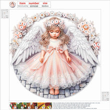 Load image into Gallery viewer, Diamond Painting - Partial Special Shaped - angel child (30*30CM)
