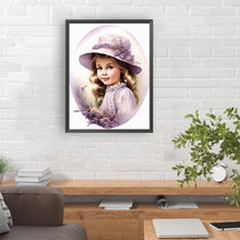 Load image into Gallery viewer, Diamond Painting - Full Round - lavender girl (30*40CM)
